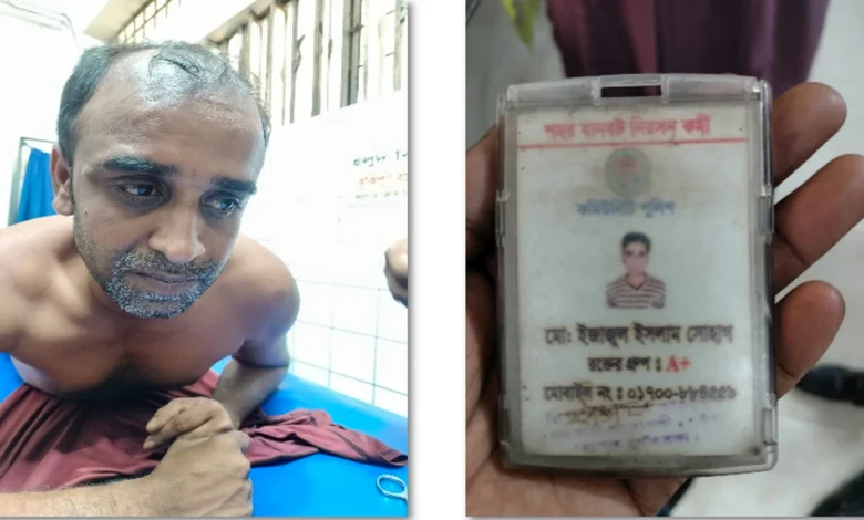 যশোরে তুচ্ছ ঘটনায় কমিউনিটি পুলিশ সদস্যকে কুপিয়ে জখম
