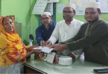 পাঁচবিবি পৌর জামায়াতের উদ্যোগে অসহায় কিডনি রোগীকে মানবিক সহায়তা প্রদান