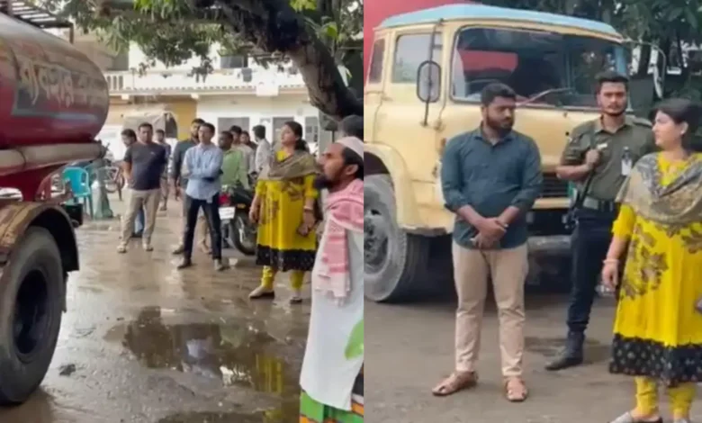 আ.লীগ নেতার পাম্প থেকে সরানো হচ্ছিল ৪৫০০ লিটার পেট্রোল
