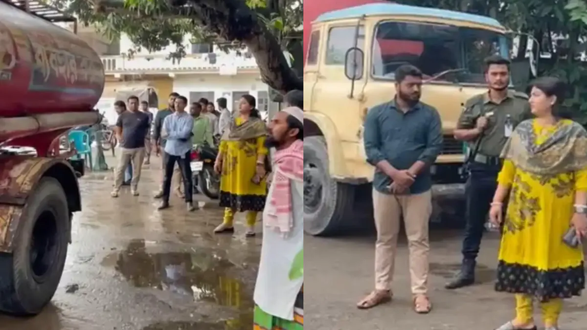 আ.লীগ নেতার পাম্প থেকে সরানো হচ্ছিল ৪৫০০ লিটার পেট্রোল