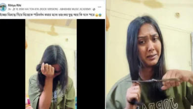 বহিষ্কারের পর এবার থানায় মুচলেকা, ক্ষোভে কাটলেন চুল