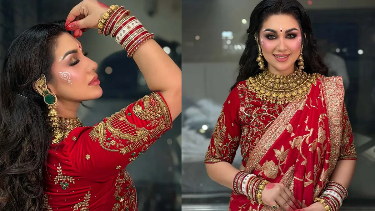 বধূবেশে নজর কাড়লেন অপু বিশ্বাস, ‘রানির মতো’ সাজে ভাইরাল ফটোশুট