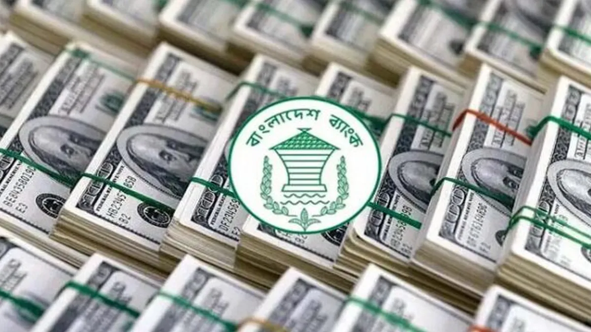 বাংলাদেশের বৈদেশিক মুদ্রার রিজার্ভ ৩৪.৬৪ বিলিয়ন ডলার