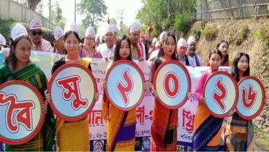 পাহাড়ে উৎসবমুখর পরিবেশে পালিত হচ্ছে ত্রিপুরা সম্প্রদায়ের বৈসু উদযাপন