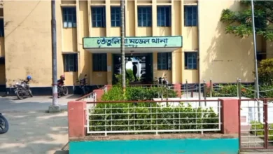 তেঁতুলিয়া মডেল থানায় জুয়া বিরোধী অভিযানে আটক ৮