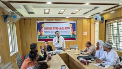 কমলনগরে ভূমি অফিসের হালখাতা উৎসবের উদ্বোধন