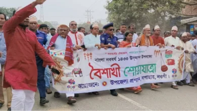 বৈশাখী শোভাযাত্রায় সাপাহার বর্ষবরণে এমপি মোস্তাফিজুর রহমান
