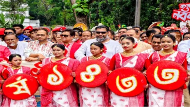 গাজীপুরে বর্ণাঢ্য আয়োজনে পহেলা বৈশাখ উদযাপন, র্যালিতে জনসমাগম