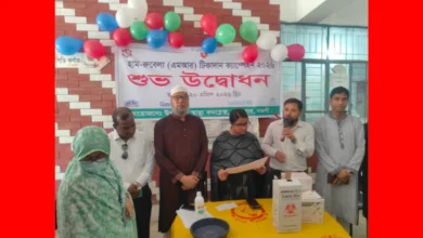 সাপাহার স্বাস্থ্য কমপ্লেক্সে হাম-রুবেলা টিকাদান ক্যাম্পেইন’র শুভ উদ্বোধন