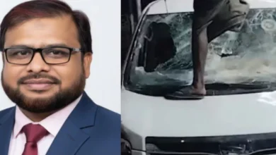 নেত্রকোনায় জামায়াত এমপির গাড়িতে হামলা-ভাঙচুর
