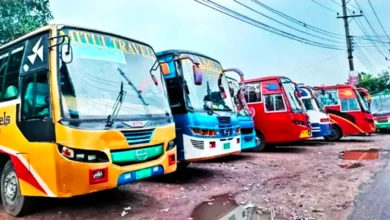একদিন পর চাঁপাইনবাবগঞ্জে বাস চলাচল স্বাভাবিক জনমনে স্বস্তি