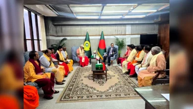 ডেপুটি স্পীকারের সাথে ব্রাহ্মণ পুরোহিত সম্প্রদায়ের সৌজন্য সাক্ষাৎ