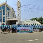 চলাচলে নিরাপত্তা নিশ্চিতের দাবিতে লংগদু-নানিয়ারচরবাসীর মানববন্ধন অনুষ্ঠিত”
