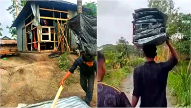 মাদকের টাকার জন্য ঘরের টিনের বেড়া খুললেন যুবক