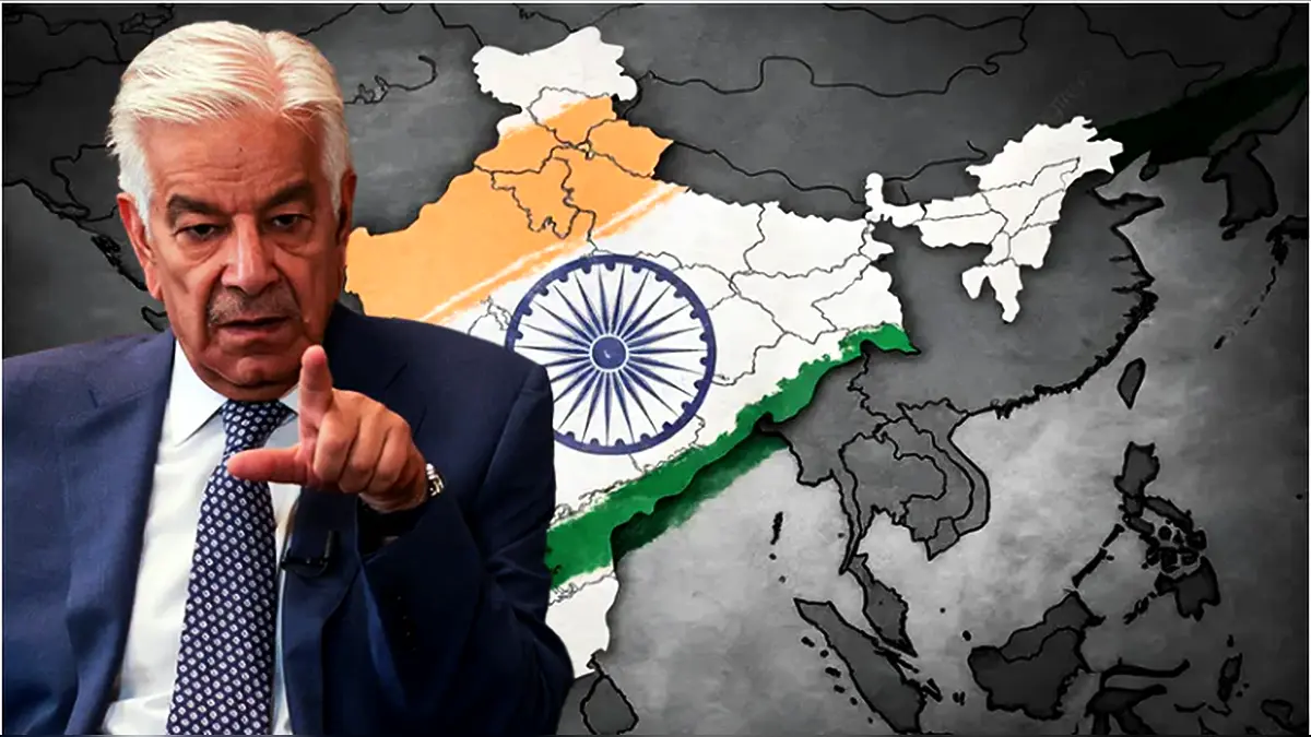 ভারতের মানচিত্র বদলের হুঁশিয়ারি দিলেন পাক প্রতিরক্ষামন্ত্রী