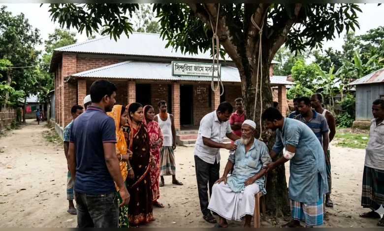 ছেলের ‘দায়’ মেটাতে বৃদ্ধ বাবাকে গাছে বেঁধে নির্যাতনের অভিযোগ