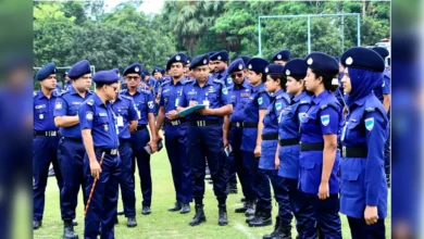 চুয়াডাঙ্গায় জেলা পুলিশের জাঁকজমকপূর্ণ মাস্টার প্যারেড অনুষ্ঠিত