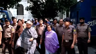 শাপলা চত্বরে হত্যাকাণ্ড ট্রাইব্যুনালে আনা হলো দীপু মনি-রুপা-মোজাম্মেল বাবুকে