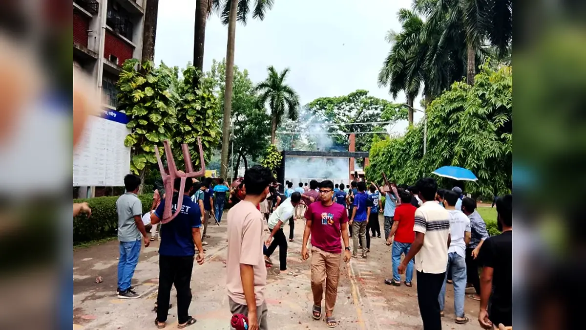 ভিসি নিয়োগকে কেন্দ্র করে গাজীপুরে ডুয়েটে সংঘর্ষ