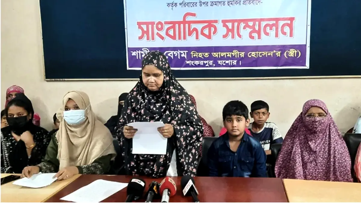 যশোরে বিএনপি নেতা আলমগীর হত্যা: প্রধান আসামি জামিনে, পরিবার আতঙ্কে