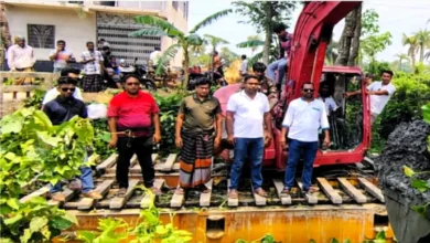 যশোরের মনিরামপুরে বিল পানিডরা খাল খনন কর্মসূচির উদ্বোধন