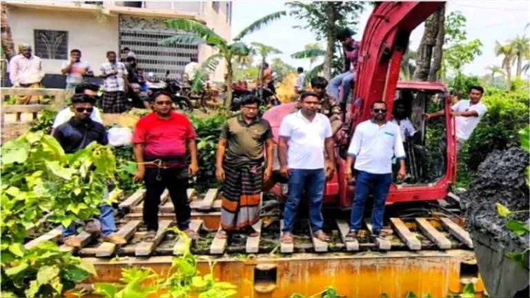 যশোরের মনিরামপুরে বিল পানিডরা খাল খনন কর্মসূচির উদ্বোধন