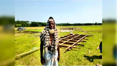 কমলনগরে ক্রয়কৃত জমিতে বসতঘর নির্মাণে বাধা,