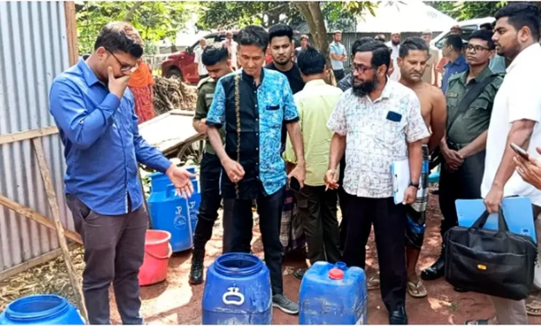 কৃষকদল নেতার বাড়িতে মিলল ৬০০ লিটার ভেজাল দুধ, চাঞ্চল্য