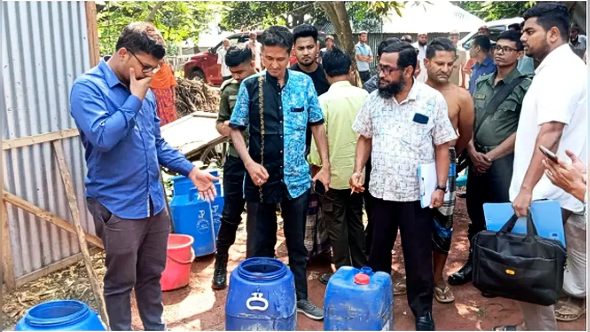 কৃষকদল নেতার বাড়িতে মিলল ৬০০ লিটার ভেজাল দুধ, চাঞ্চল্য