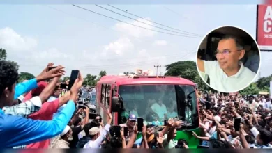কুমিল্লায় পথে পথে নেতাকর্মীদের ভালোবাসায় সিক্ত প্রধানমন্ত্রী
