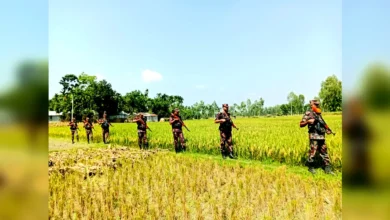কুড়িগ্রাম সীমান্তে অবৈধ অনুপ্রবেশ ঠেকাতে বিজিবির সর্বোচ্চ সতর্কতা