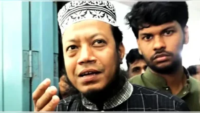 কুষ্টিয়া সরকারি কলেজে বিক্ষোভের মুখে এমপি আমির হামজা