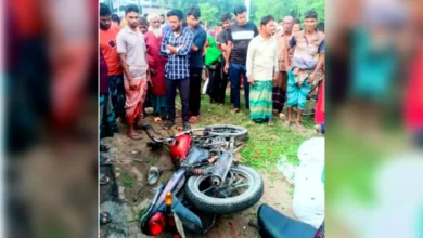 মহাসড়কে কাভার্ড ভ্যানের ধাক্কায় ২ মোটরসাইকেল আরোহী নিহত