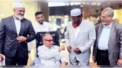 জামায়াত সেক্রেটারি দেখতে গেলেন মির্জা আব্বাসকে