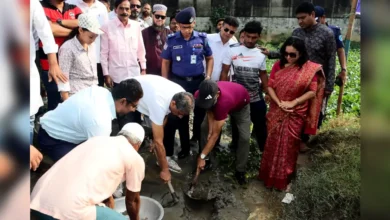মুন্সিগঞ্জের গজারিয়ায় হোসেন্দী খাল পুনঃখনন কাজের উদ্বোধন করলেন পানিসম্পদ মন্ত্রী এ্যানি
