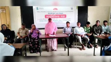 নওগাঁর বদলগাছীতে শিক্ষা সুরক্ষা প্রকল্পের কিশোরী ক্লাব গঠন