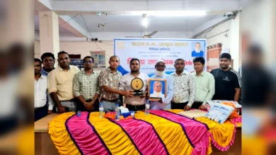 নওগাঁয় ব্যাংকার স ম আব্দুল জলিল এর বিদায় অনুষ্ঠিত