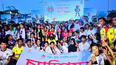 নতুন কুঁড়ি স্পোর্টসের গাজীপুরে সমাপনী ও পুরস্কার বিতরণ