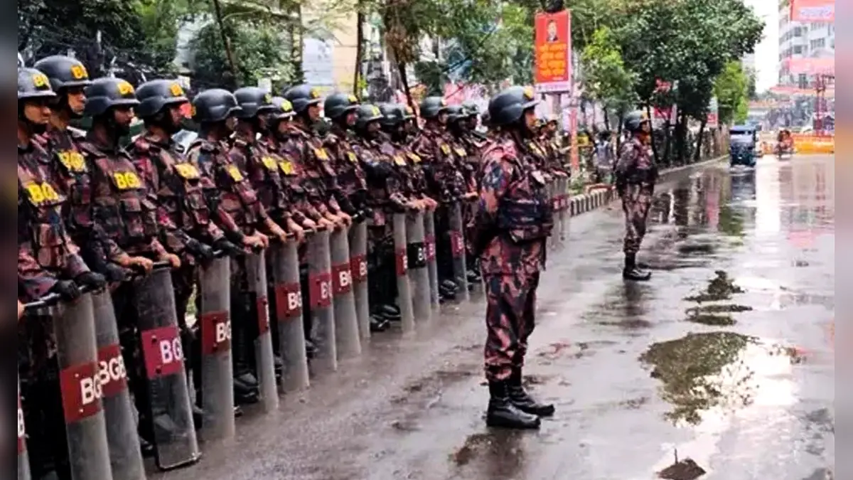 নয়াপল্টনে প্রধানমন্ত্রীর নিরাপত্তায় বিজিবি মোতায়েন