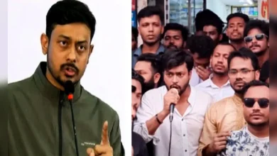 ছাত্রদল নেতার হুঁশিয়ারি: পাটওয়ারীকে ডিম নয়, গরুর দড়ি দিয়ে বাঁধা হবে