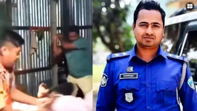 ‘প্রেমিকের সঙ্গে পালানো’ কিশোরীকে পিটুনির ভিডিও ভাইরাল, পুলিশ কর্মকর্তা প্রত্যাহার