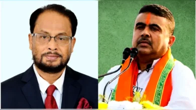 জিএম কাদেরের অভিনন্দন পেলেন পশ্চিমবঙ্গের মুখ্যমন্ত্রী শুভেন্দু অধিকারী