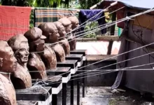 সাত বীরশ্রেষ্ঠের ভাস্কর্য গলায় দড়ি বেঁধে প্রশাসন মেলা চালাচ্ছে, লুঙ্গিও শুকাচ্ছে