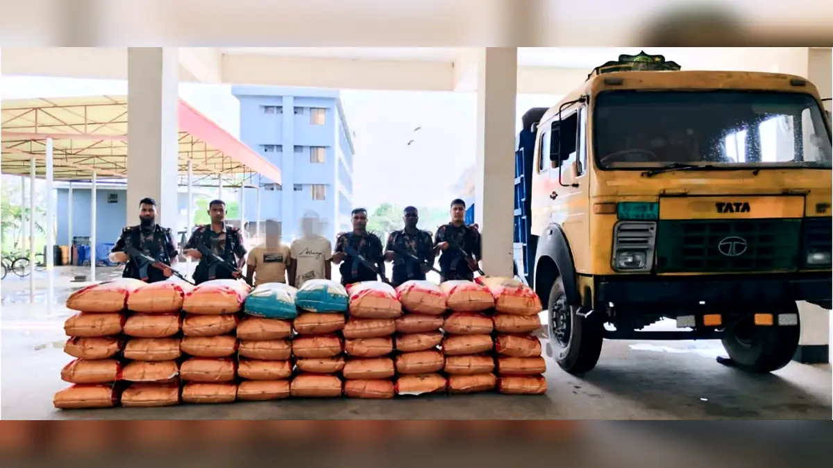 ‎মাধবপুরে বিজিবির অভিযানে প্রায় ১ কোটি জিরা ও ট্রাক জব্দ, দুইজন আটক