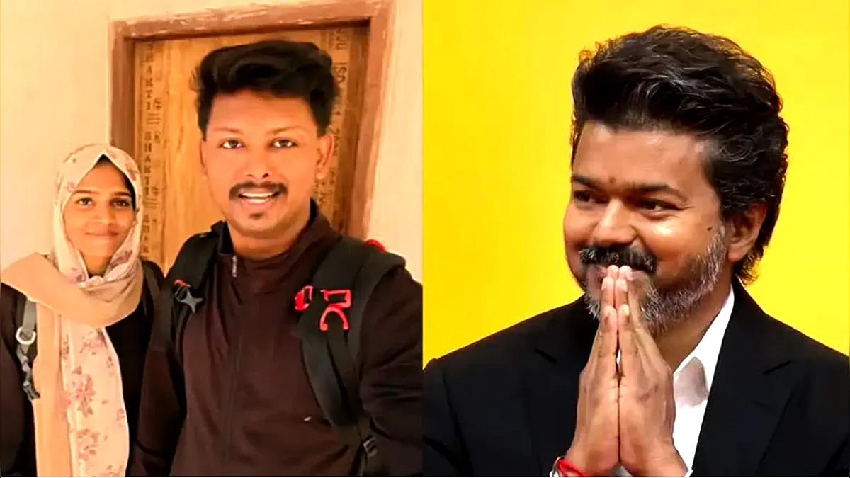 থালাপতিকে শুভেচ্ছা জানাতে ৬৫০ কিমি হেঁটে চেন্নাই যাচ্ছেন কেরালার দম্পতি