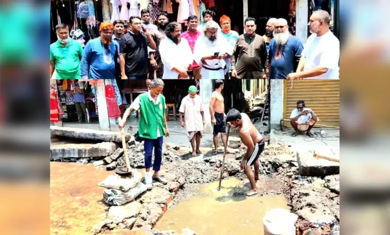 টঙ্গীতে জলাবদ্ধতা নিরসনে কার্যকর উদ্যোগ নিলেন যুবদল নেতা নাজমুল হোসেন মন্ডল