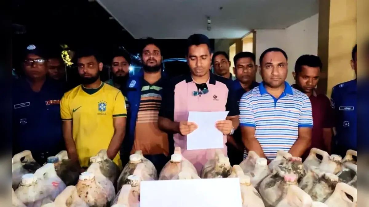 ৪১০ লিটার মদ তৈরির উপকরণসহ ব্রাজিল সমর্থক গ্রেপ্তার