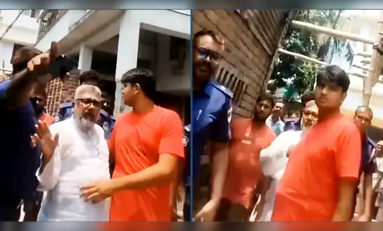 আওয়ামী লীগ নেতাকে পুলিশের কাছ থেকে ছিনিয়ে নিলেন নেতাকর্মীরা