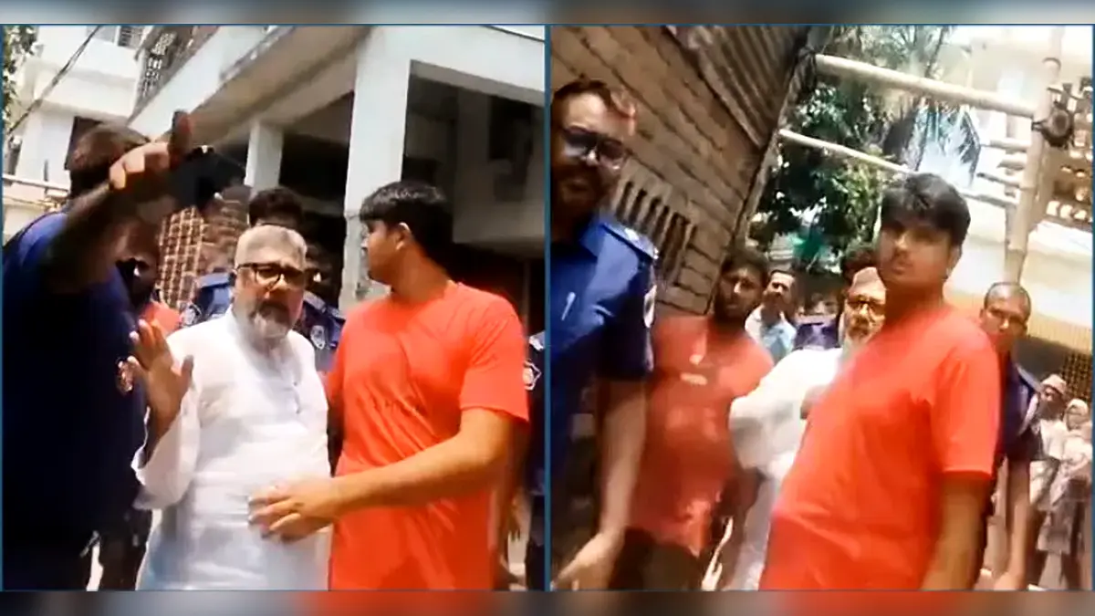 আওয়ামী লীগ নেতাকে পুলিশের কাছ থেকে ছিনিয়ে নিলেন নেতাকর্মীরা