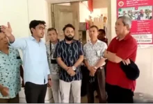 বাঘাইছড়ি স্বাস্থ্য কমপ্লেক্সে রাঙ্গামাটি চেয়ারম্যানের পরিদর্শন